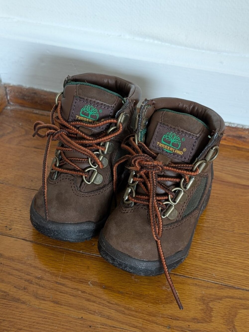 Timberland Toddler Field boots sz 4 in beef & broccoli